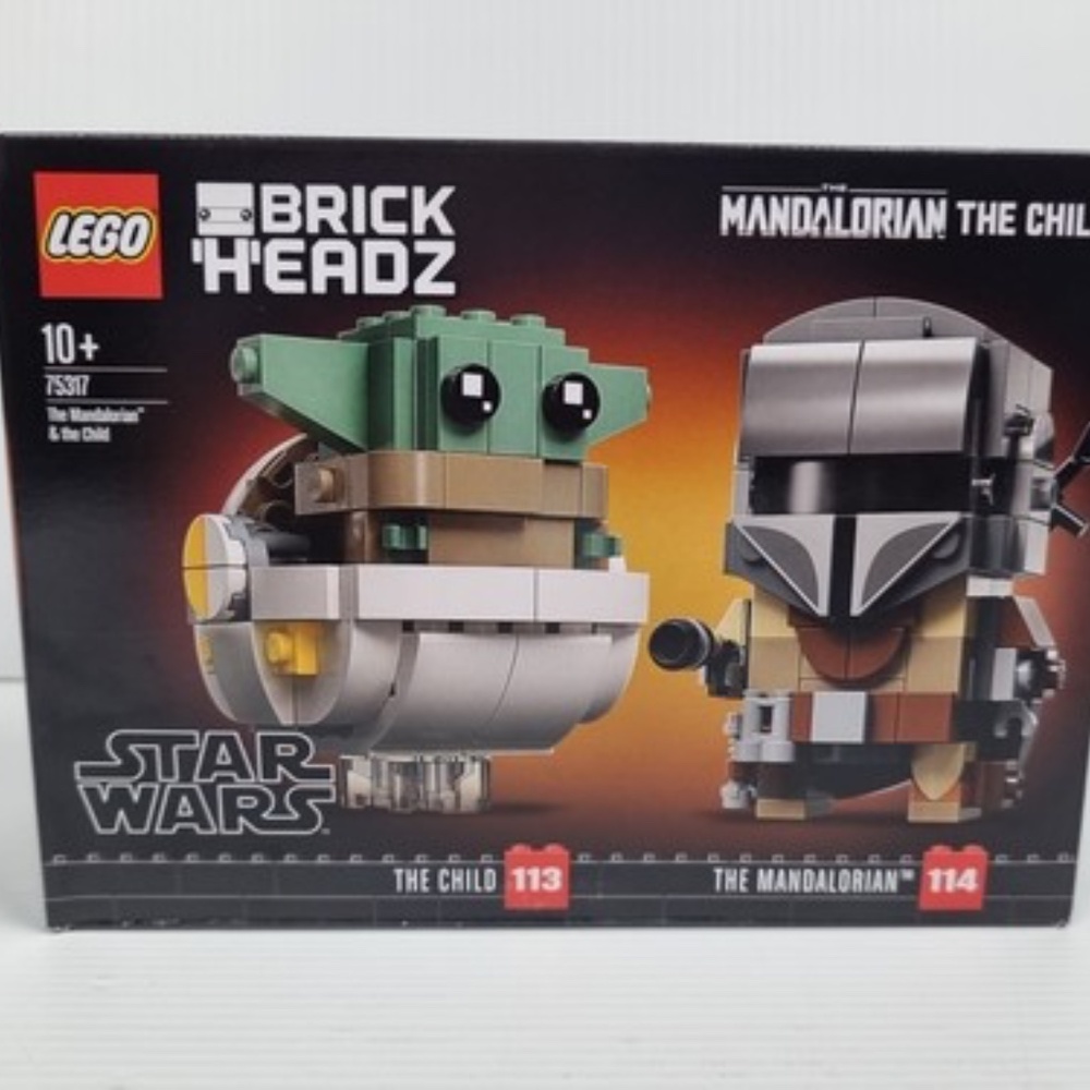 LEGO STAR WARS BRICKHEADZ: The Mandalorian & the Child Star Wars 75317 UNOPENED